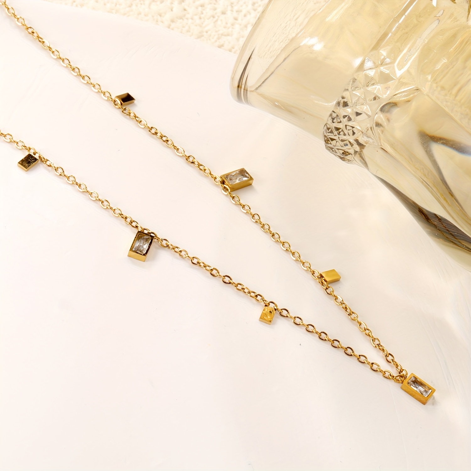 Women's Delicate 18K Gold-Plated Stainless Steel Necklace