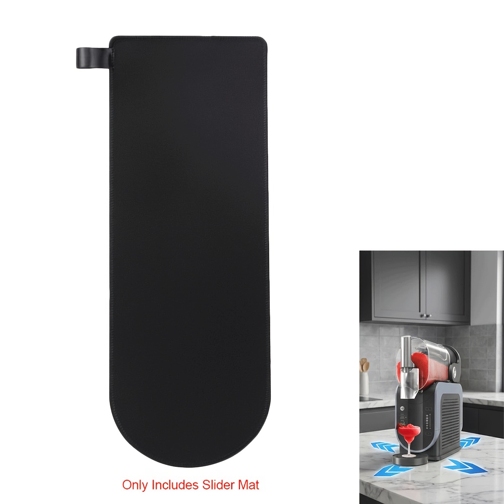 Slider Mat Compatible With Nin_ Slushie Machine Fs301/ , Drink Machine Sliding Pad, Double-sided, Hanging Storage, Non-slip Countertop Protection