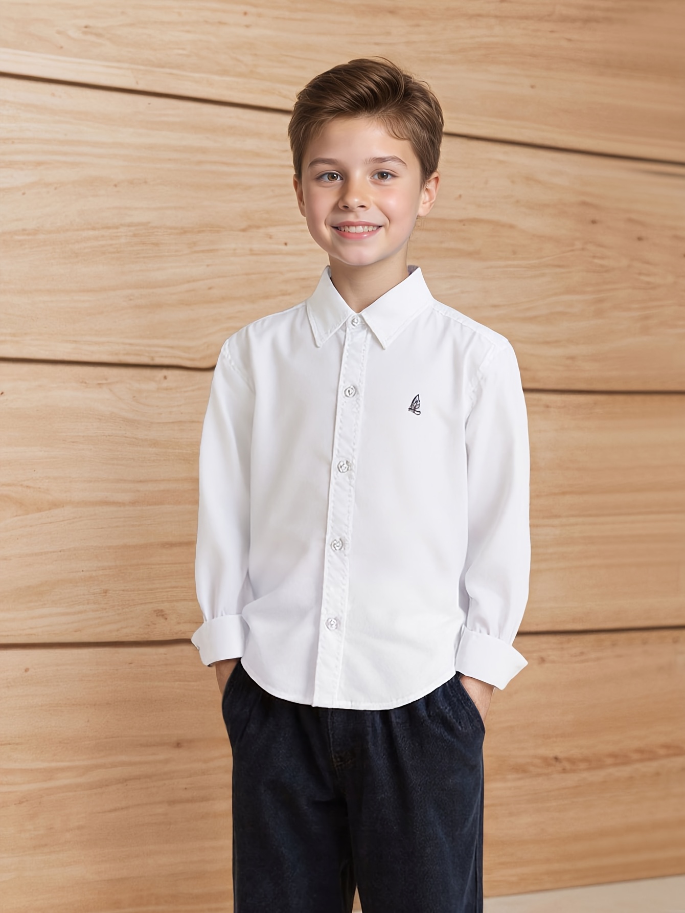 Long Sleeve Shirts For Boys Formal Boys' Long Sleeve Shirt