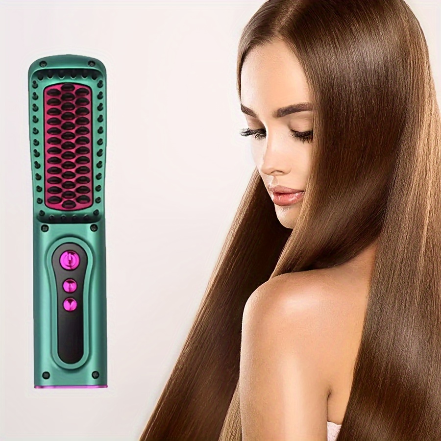 Hair Straightener Brush Professional Hair Straightener Temu Canada