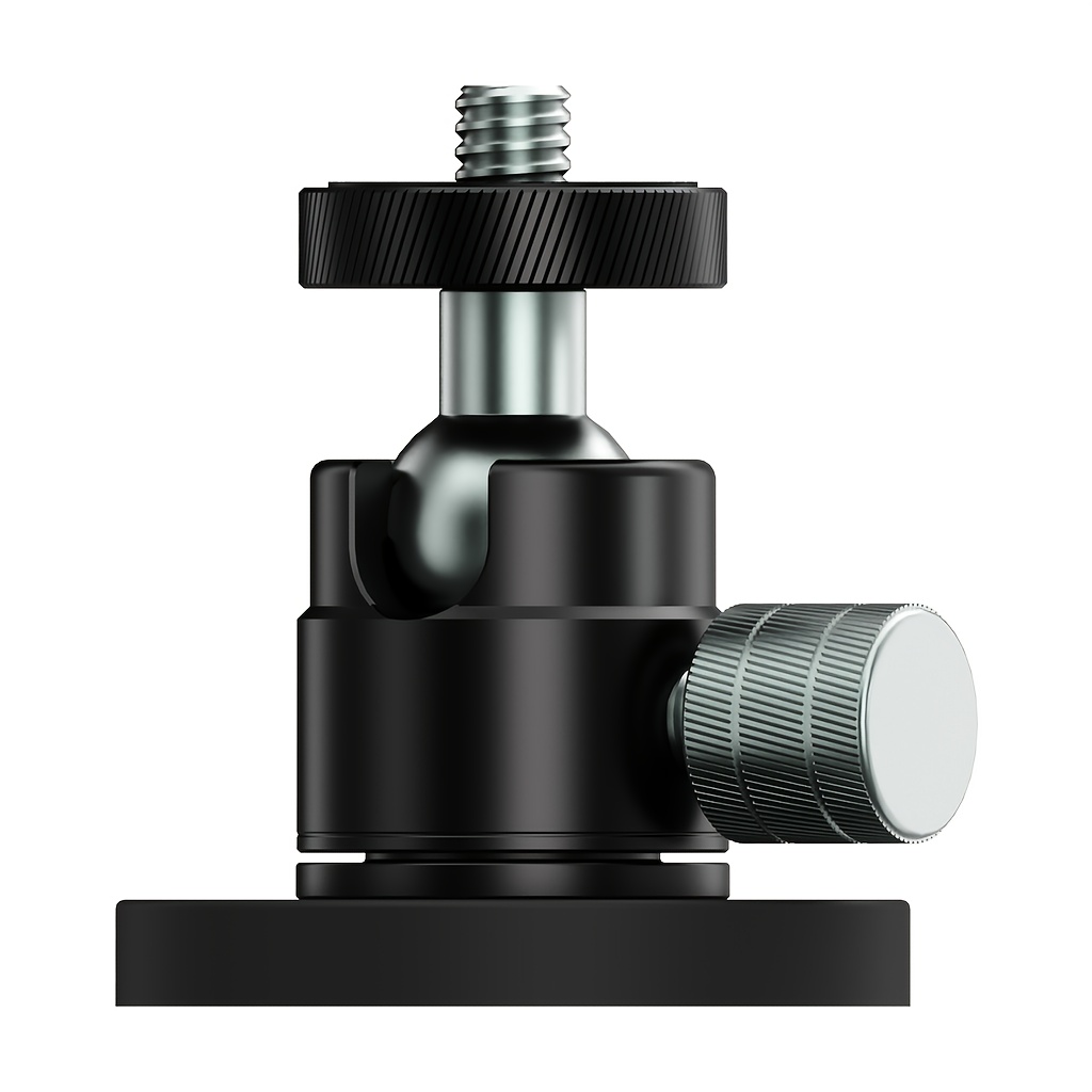 Image of D43 Ball Head Mount Tripod Adapter With Magnetic Base For , , And Action Camera Stand, Monitor Holder, And Light Mount