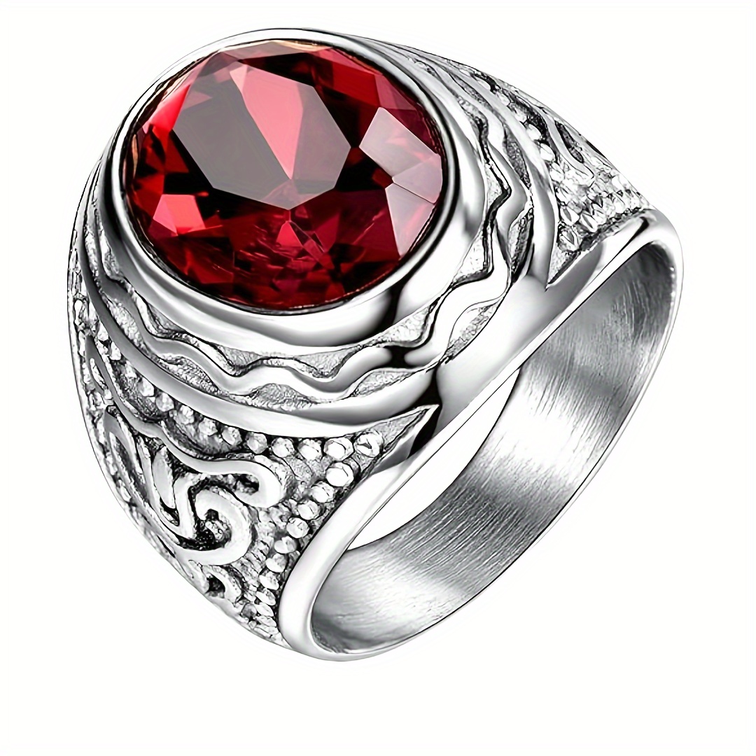 Carved Pattern Golden Wedding Ring Unisex
