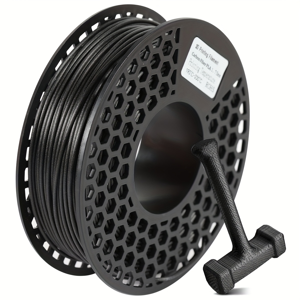 

200g Carbon Fiber Pla Filament, 1.75mm - Matte For 3d Printers, Precision +/-0.03mm Accuracy