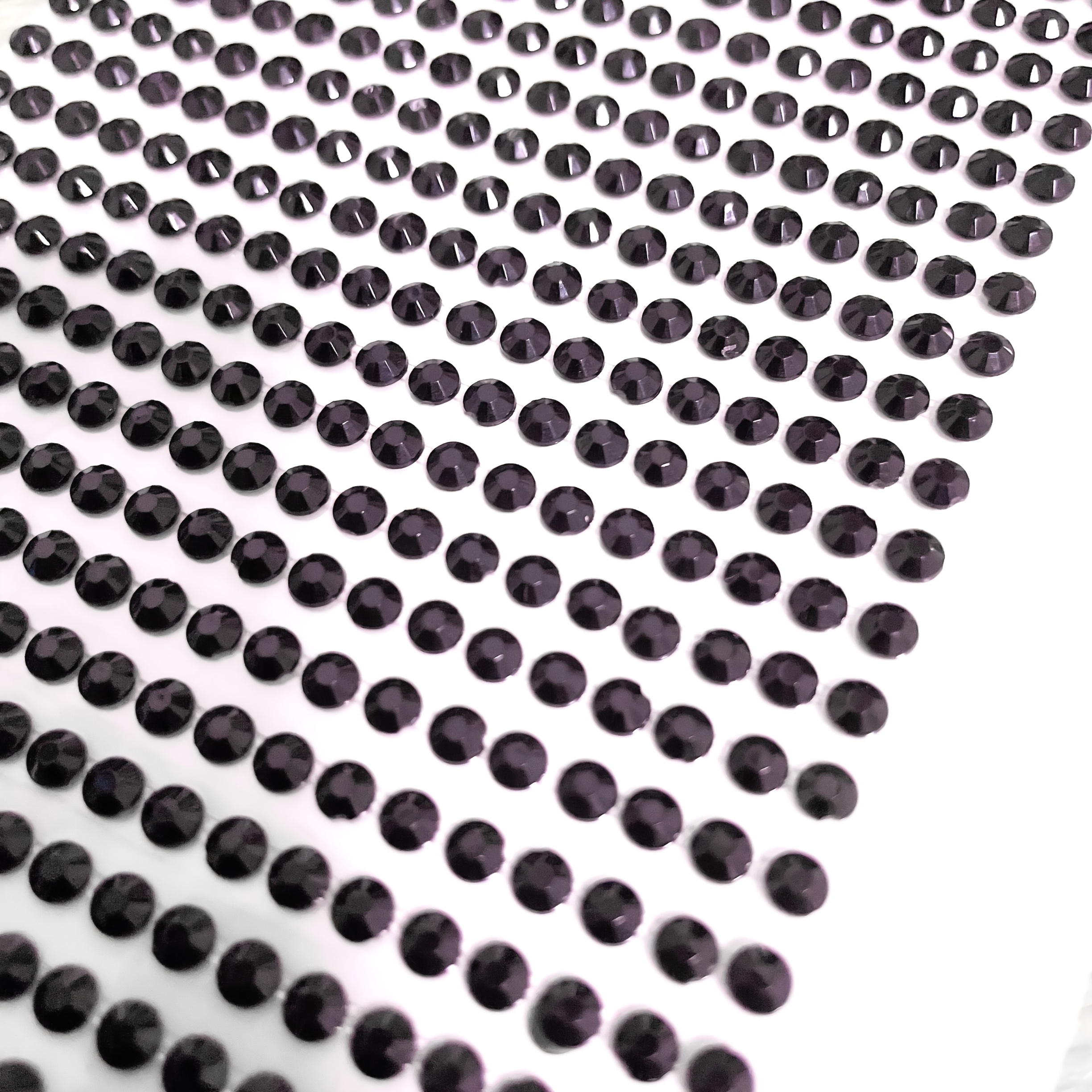Image of 1sheet 880-piece 3mm Synthetic Crystal Rhinestone Car/mobile/pc Decor Decal Styling Accessories Art Adhesive Scrapbooking Sticker