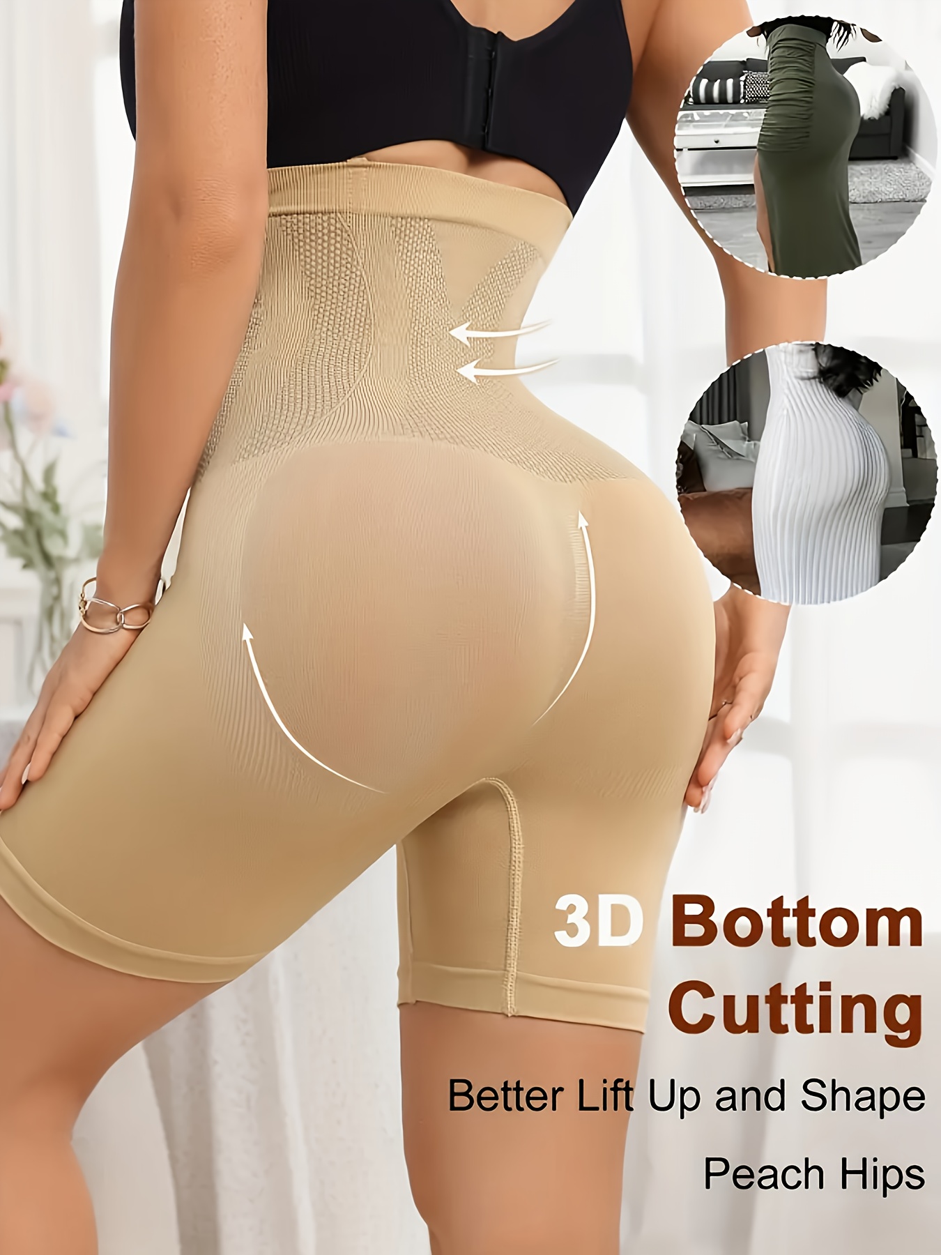 Ladies' High-Waisted Shaping Shorts for Autumn And Winter, Soft And Comfortable, Designed for Body Shaping And Tummy Control. These Seamless Underwear Provide High Waist Support, Lift The Buttocks, And Are Suitable for Daily Wear, Workouts