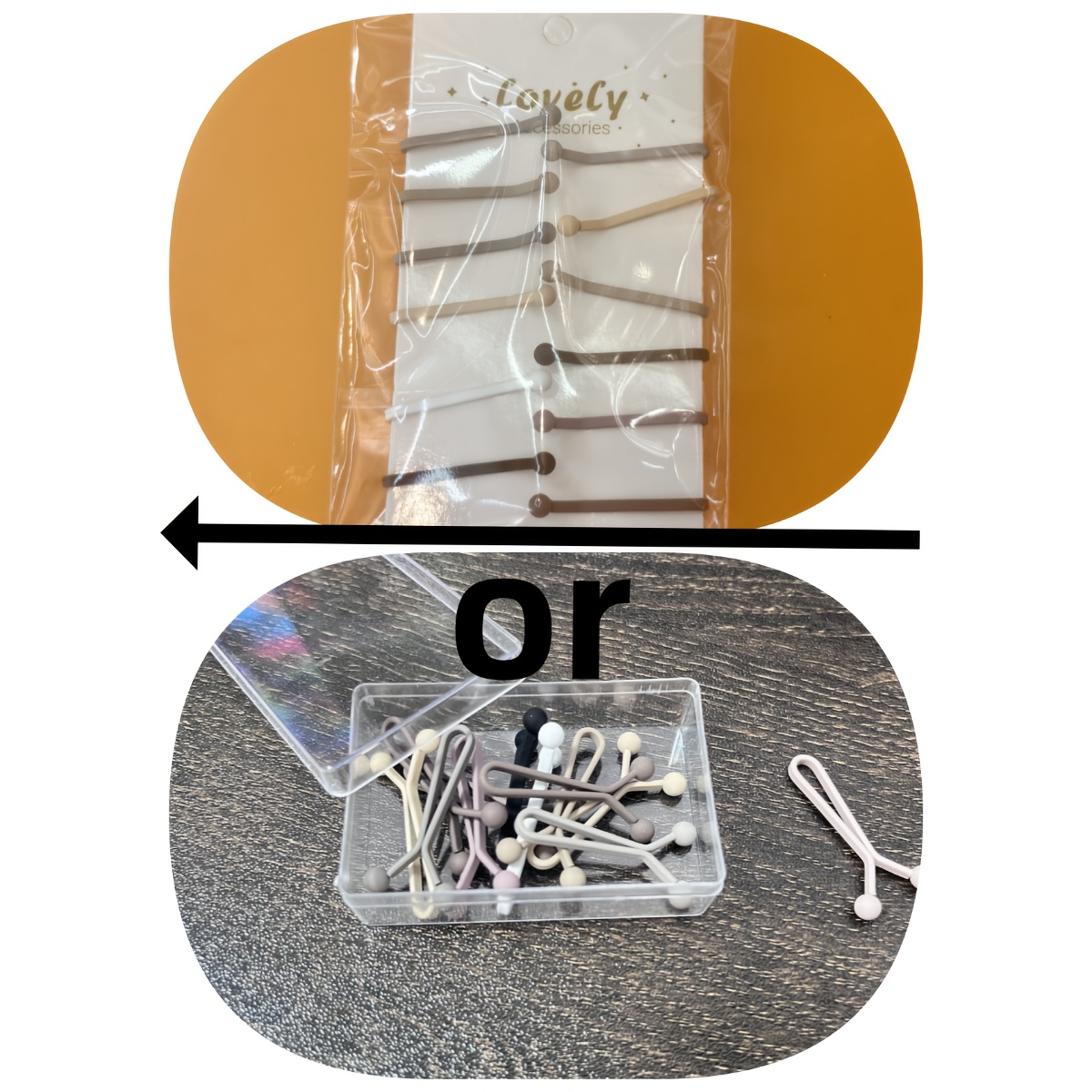 Image of A Box Of 12 Matte Long Scarf Clips, Middle Eastern Style, Suitable For Hijab Headscarves And Robes