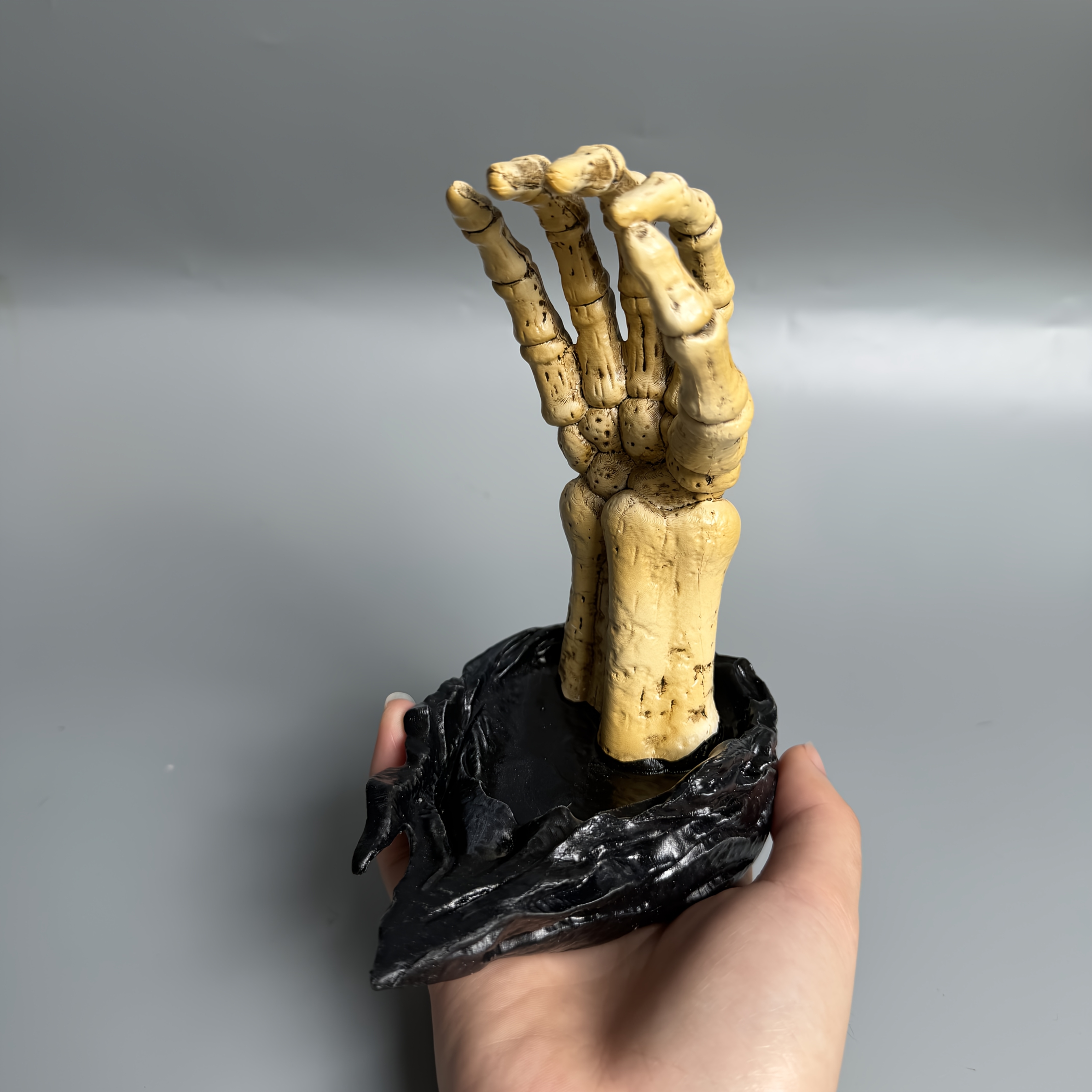 Image of 2026 Hot Halloween Hand Pendant Decor Glowing Ghost Hand Resin Craft
