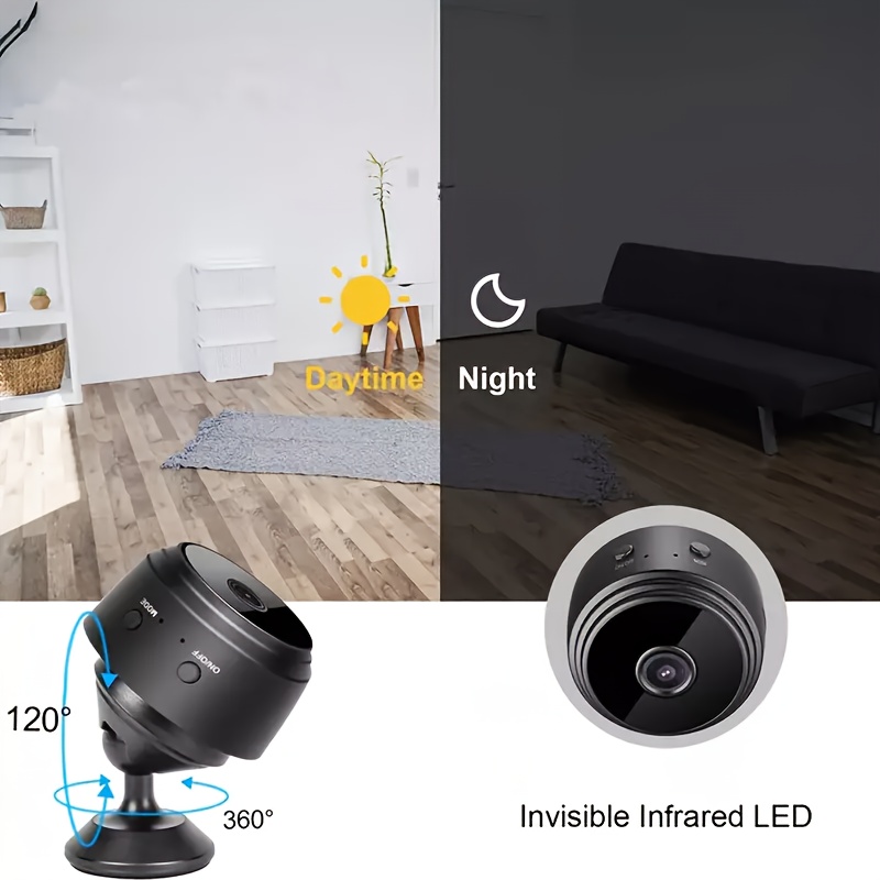 1080p hd rechargeable wireless security camera with app control night   local recording portable design for meetings lectures home office self   usb charging wi fi enabled lecture recording modern aesthetic sleek construction highresolution lens details 0