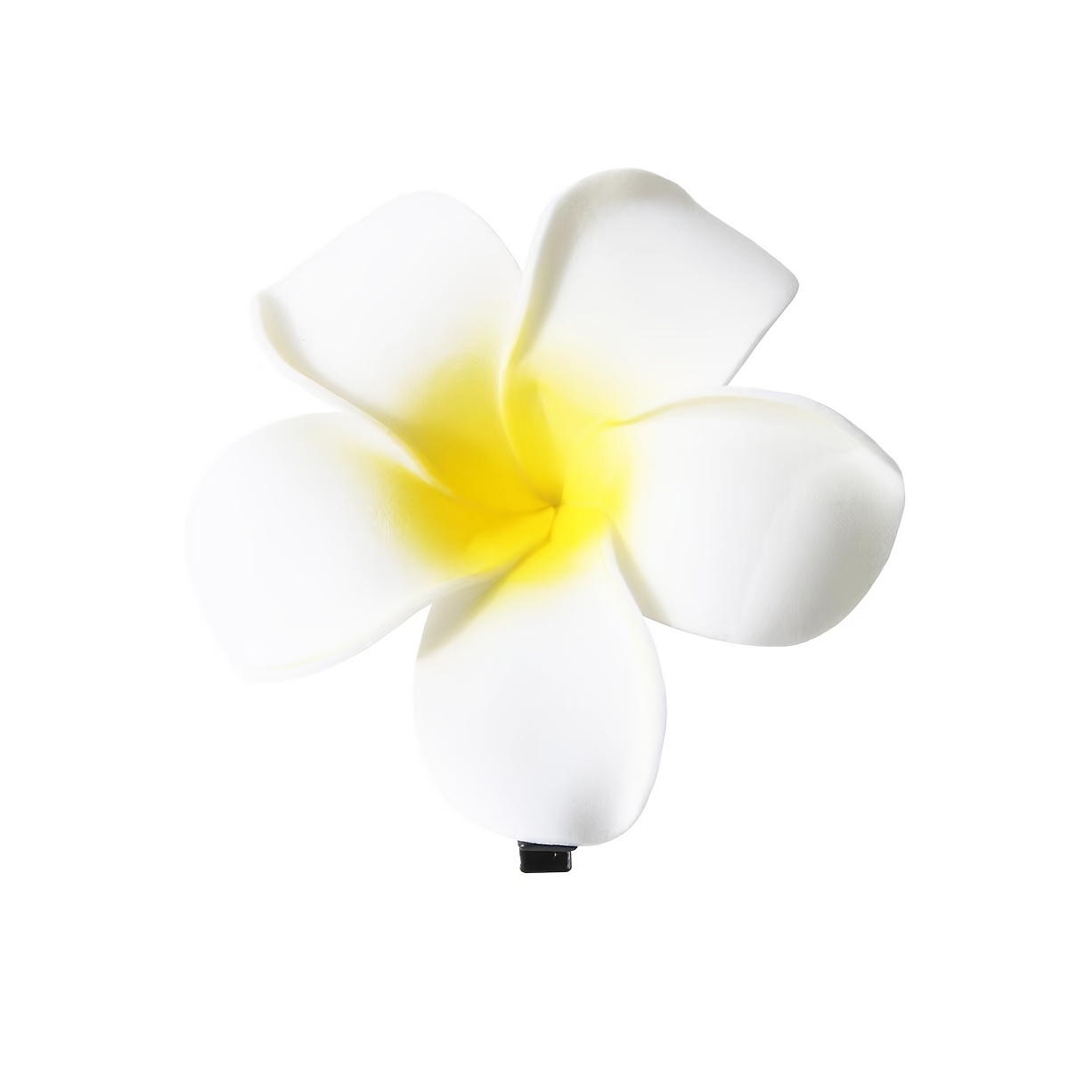 6pcs Frangipani Hairpin Simulation Pearl Hawaiian Hair Additions