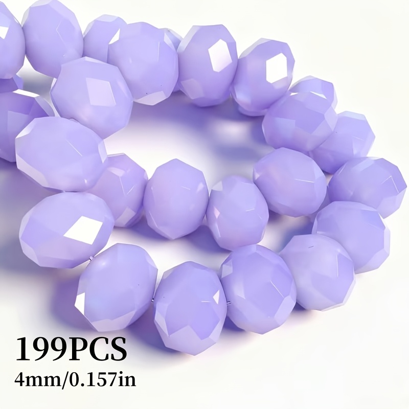 TEMU 199 pz/8mm/6mm/4mm Perline qualit� color per creazione di gioielli fai da te, braccialetti , bracciali rigidi, ciondoli, collane e materiali per