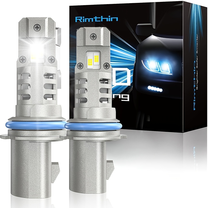 

2 9007 Led Headlights 9007 Hir2 Bulbs Led Car Headlights 16000lm Car Led Lights Super , Battery