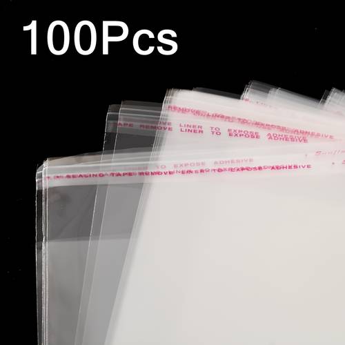 item picture 100pcs self sealing gift bags transparent opp bags that can packaging for gifts stationery weddings jewelry bags holiday supplies and more