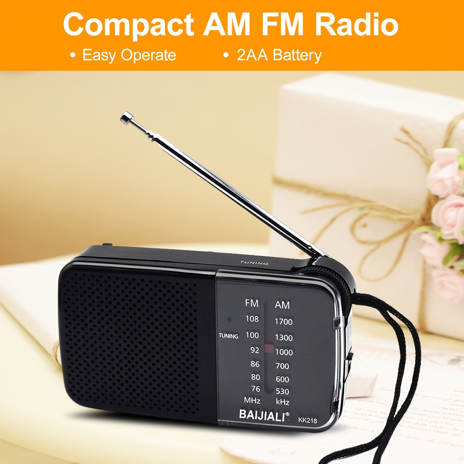 Kompaktni prenosivi AM/FM radio