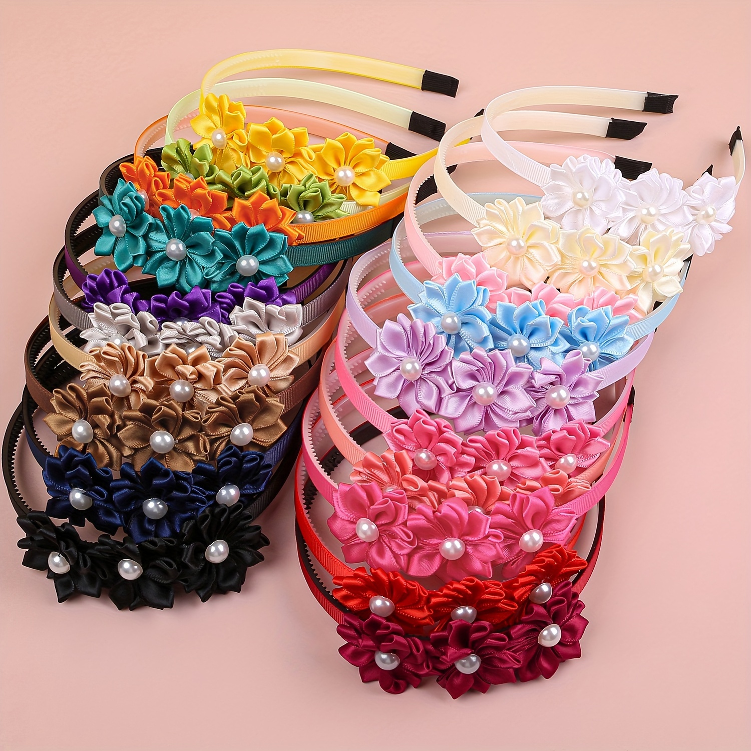 

5pcs Headbands Set - , Hair Accessories For Girls, Parties, Holidays & Casual Attire