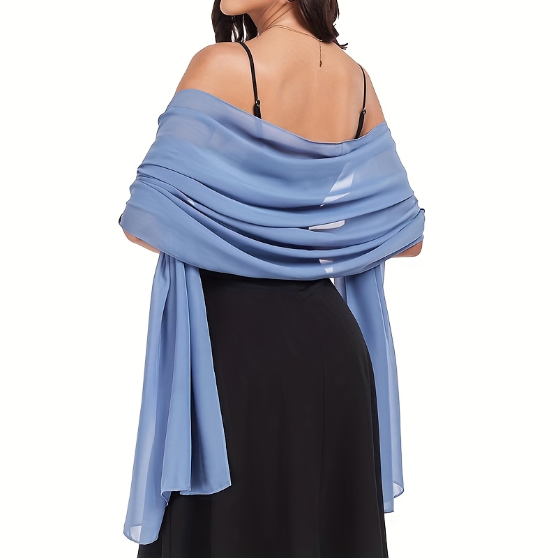 2pcs Set 27x79 inch Beige Women's Scarf Shawl and Shawl Evening Gown Wedding Party Bridal Scarf Sarong Cover-Up