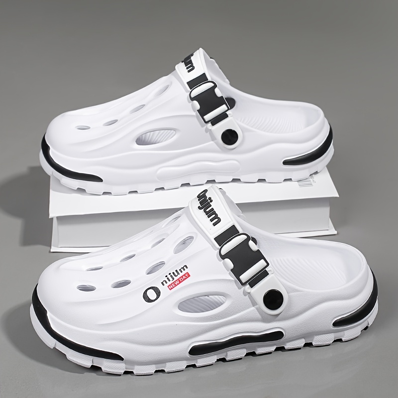Image of Thick-soled Non-slip Clogs For Men And Women, Versatile Summer Sandals For Indoor And Outdoor Wear, Slip-on , Women Shoes
