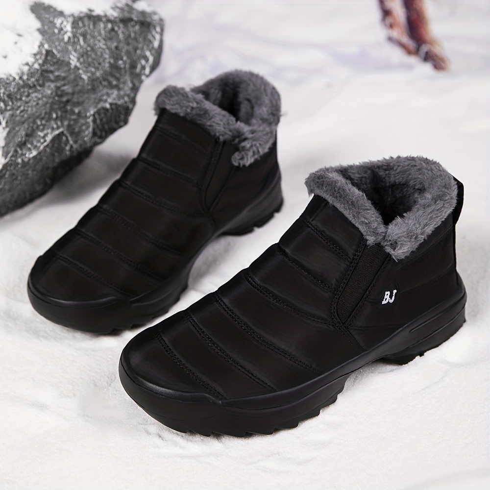 Men's Snow Sneakers and Winter Warm Shoes for Indoor/Outdoor