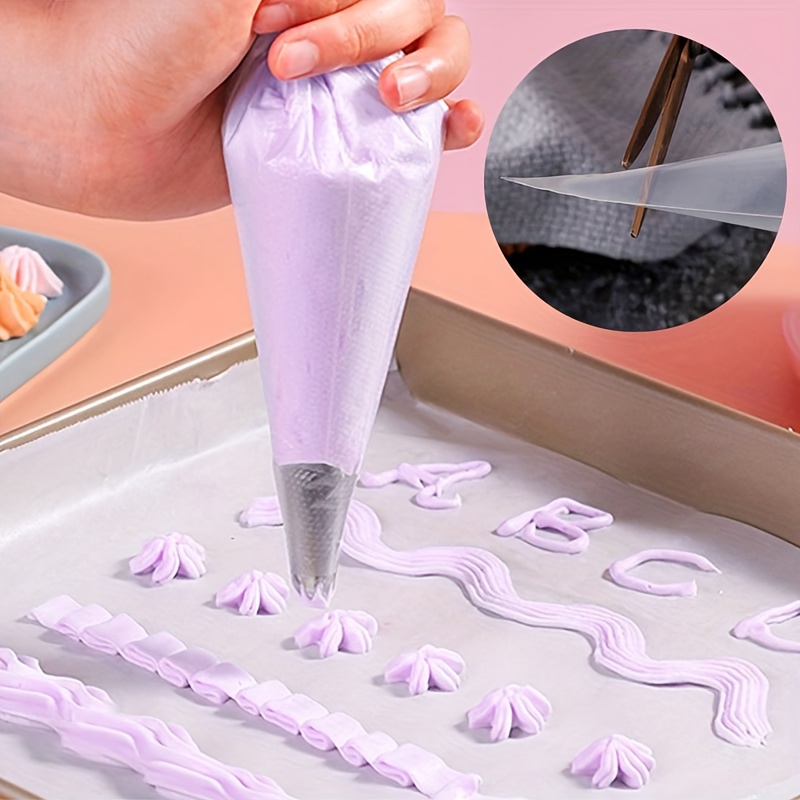 Plastic Bag Diy Cake Piping Bag Ziplock Bag Diy Star Tip Piping