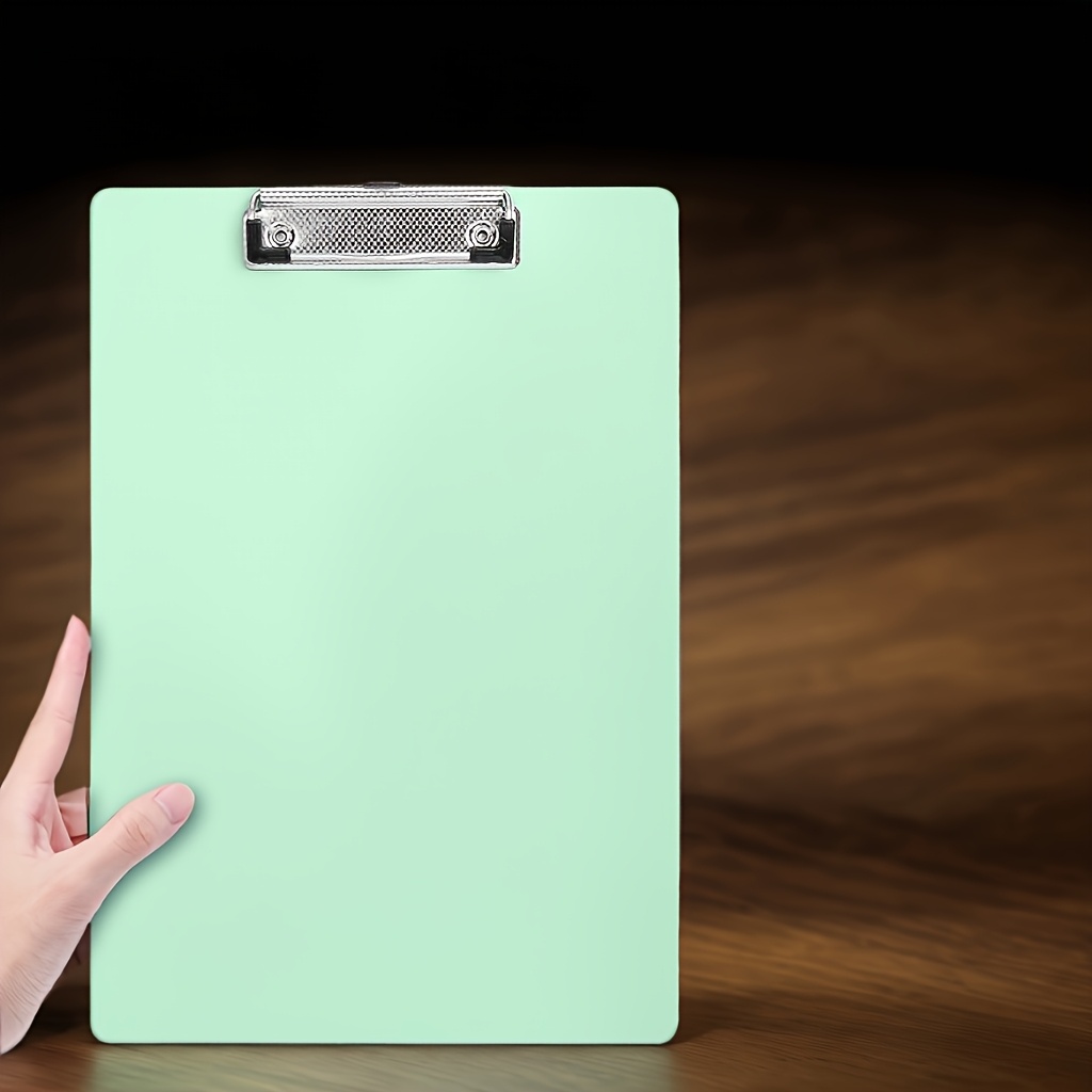 TEMU 2pcs Multifunctional File Folder With Acrylic Spine, Ideal For Students, Teachers, Exam Papers & Document Organization, Cute School Folders