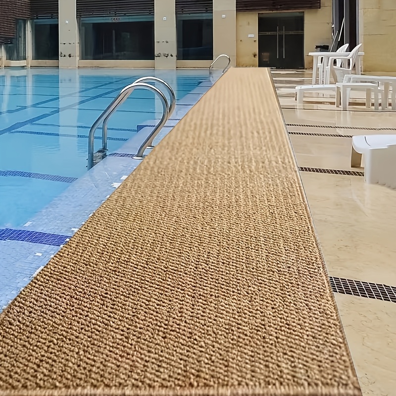 TEMU 1pc Pineapple Pattern Runner Rug, Non-slip Hallway Carpet, Indoor Outdoor Poolside Mat, Machine Washable Durable Floor Cover For Kitchen,