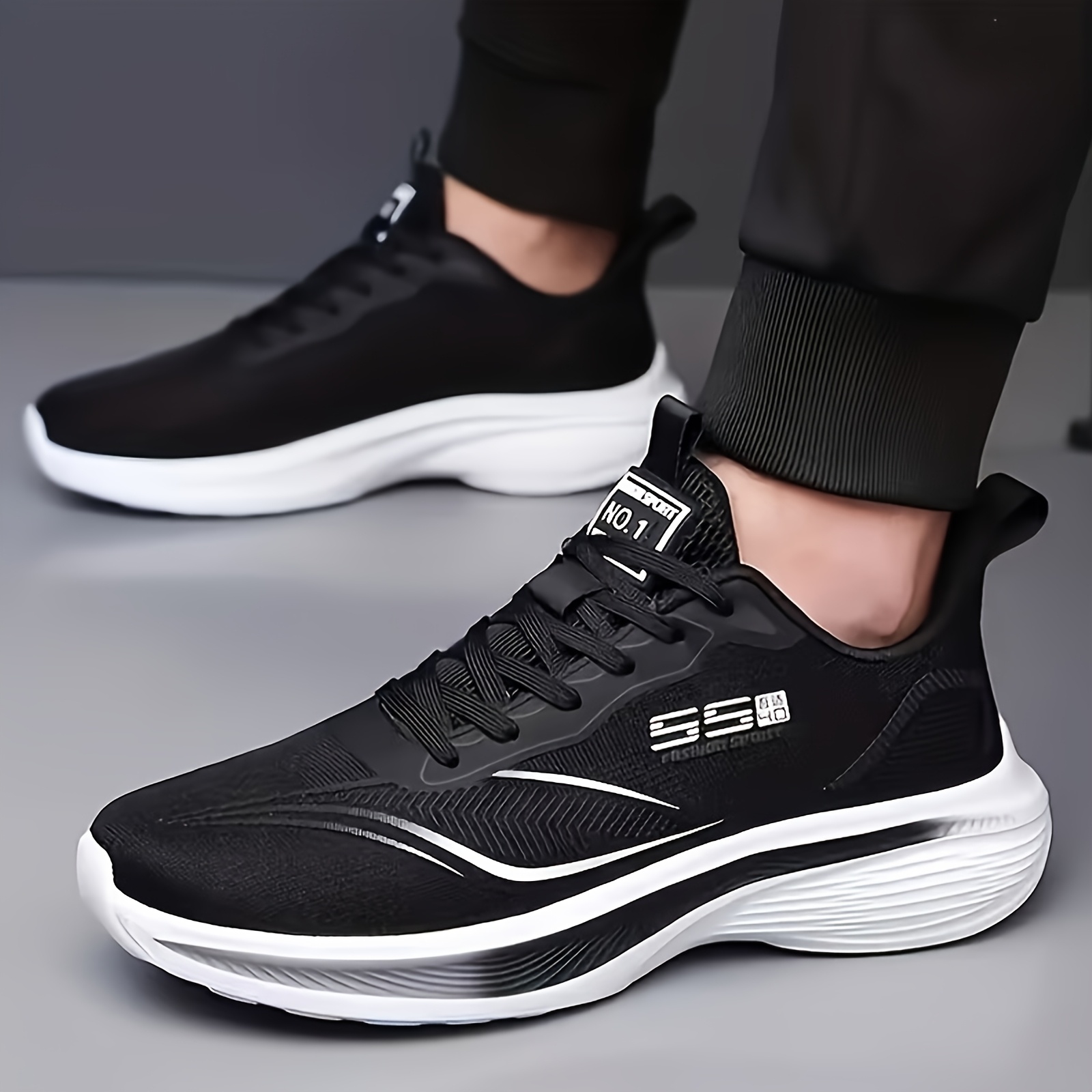 Chaussures Sport Respirantes Femme — Légères & Colorées Chaussures de sport respirantes en maille pour femmes, chaussures de course, chaussures décontractées, adaptées au fitness, adaptées au printemps et à l