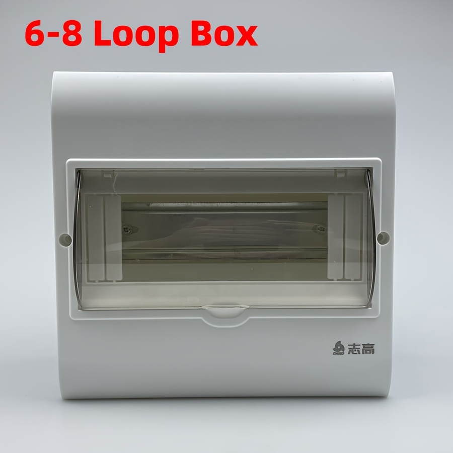Image of Indoor Circuit Breaker Electrical Box, Plastic Material Wall-mounted And Embedded Installation Universal Distribution Box, Suitable For Home Renovation Machine Leakage Protection Switch Installation