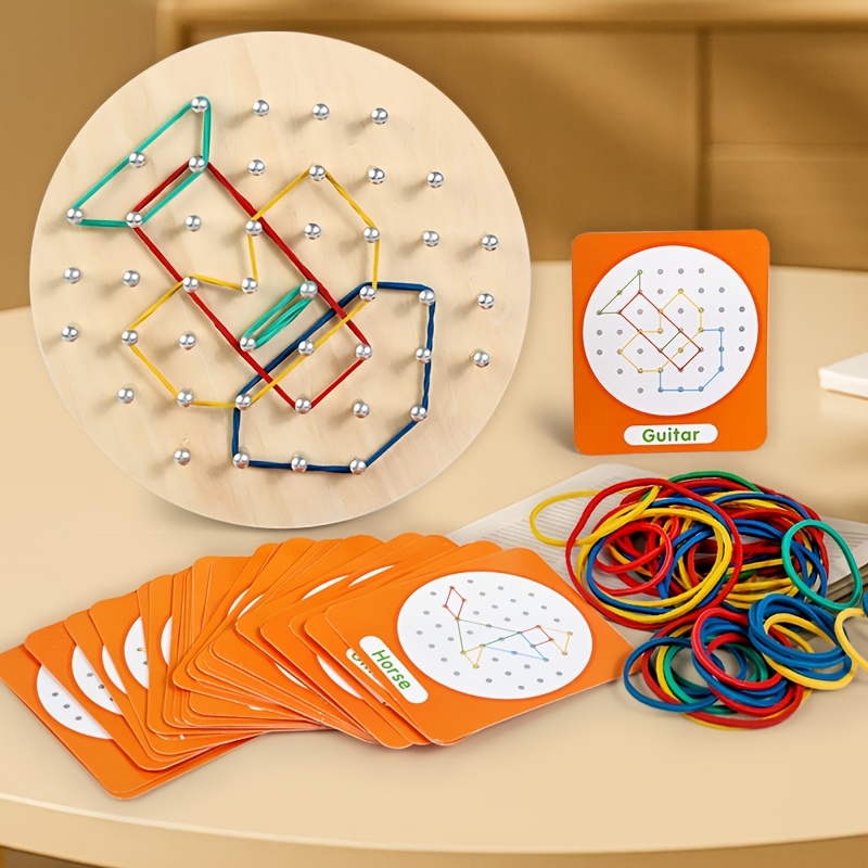 Circular Pegboard Puzzle, Educational Toy for Thinking Skills