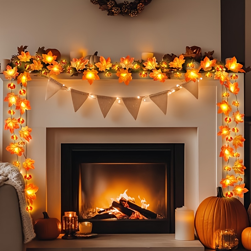 Hying 200 Stück Herbst-Konfetti – Mit Kürbis, Eichhörnchen & Blättern, Orange-golden, Für Tischdeko & Basteln