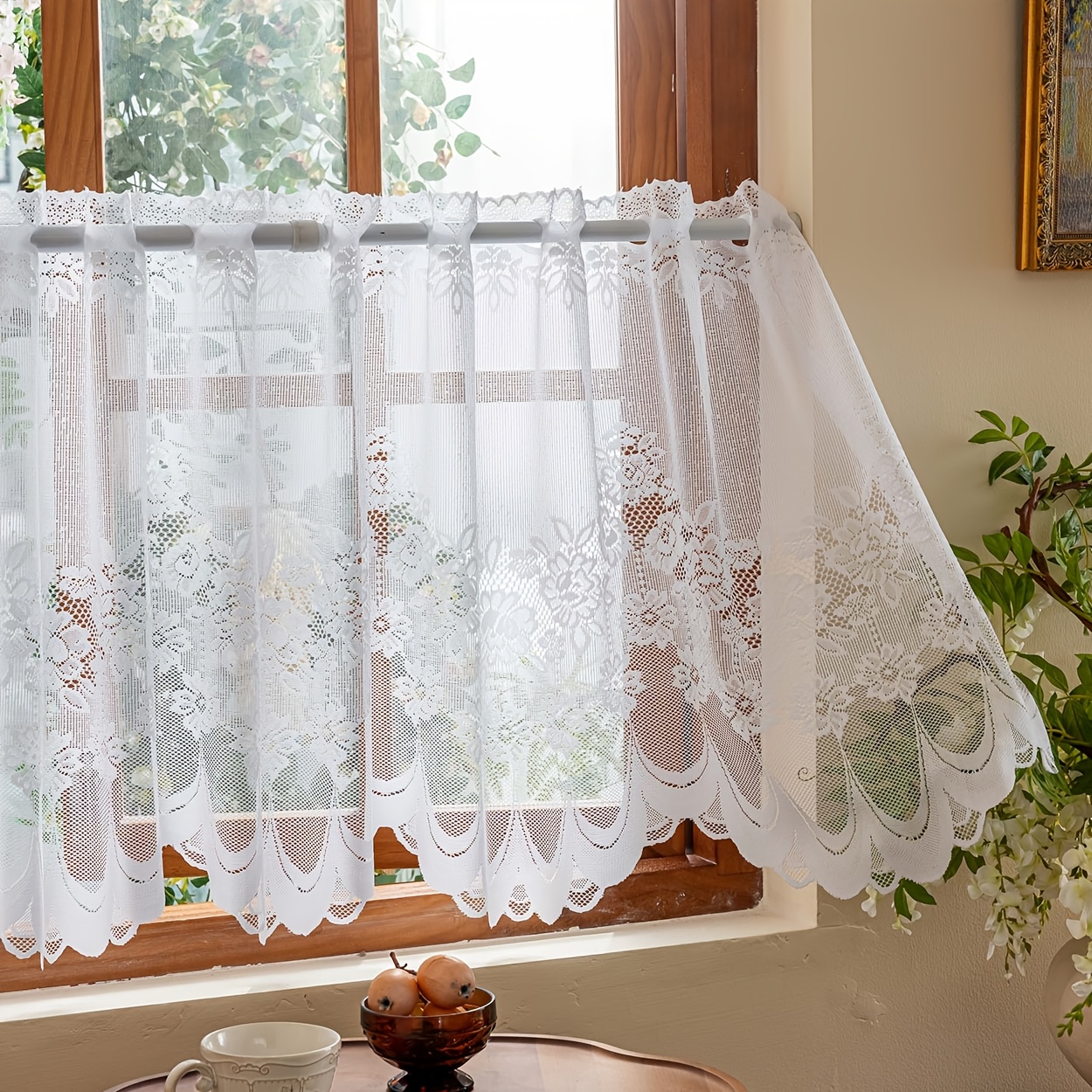 1 paneel böhmischer jacquard gardinenschal
