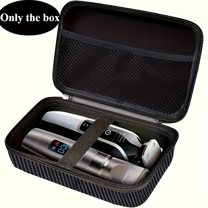E-shop Multifunktionale Reise-Aufbewahrungstasche, verdicktes Design für Friseurwerkzeuge - Robuste ovale schwarze Organizer-Tasche aus Nylon,