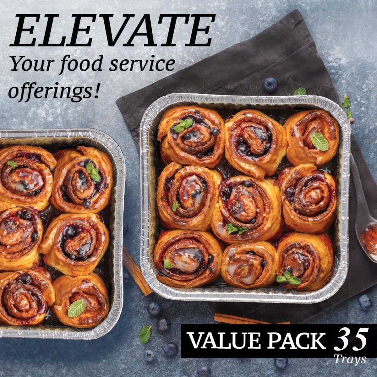 TEMU 35pack-8 X 8 Square Baking Cake Pans With Plastic Dome Lids Disposable Aluminum Foil Tins, Heavy Duty Cake Pans , Cooking Tins Homemade Breads