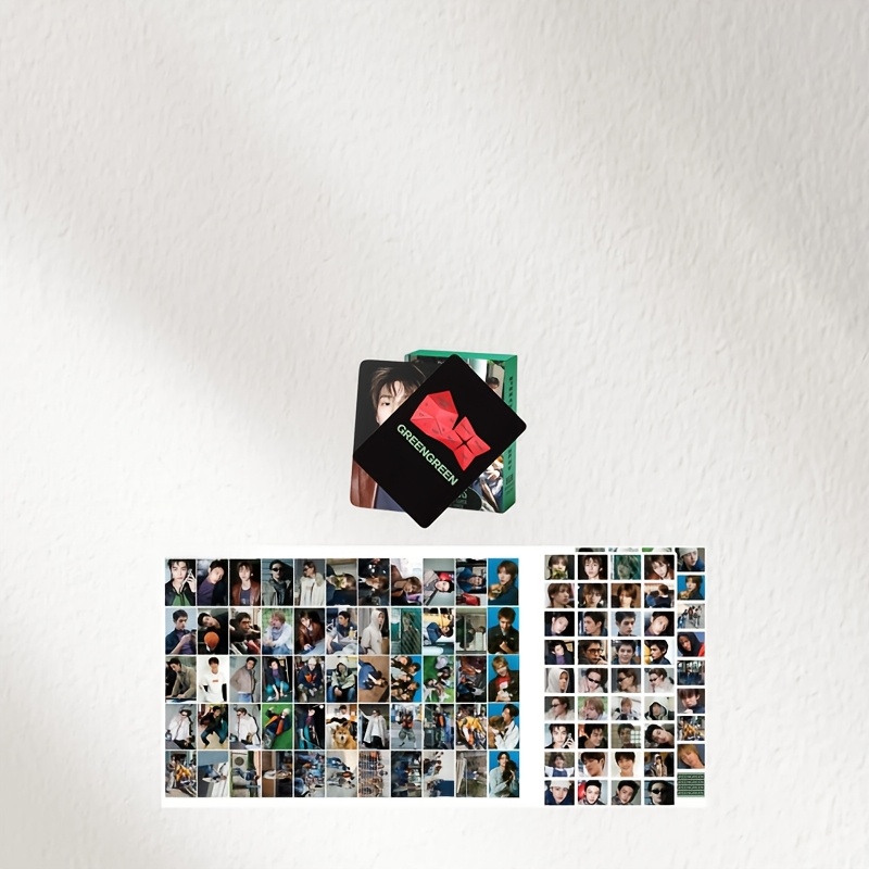 TEMU 127pcs Photo Postcard And Sticker Set, Suitable For Fan Gatherings, Weddings, Birthdays—includes 55 Postcards + 72 Patterned Stickers, Themed
