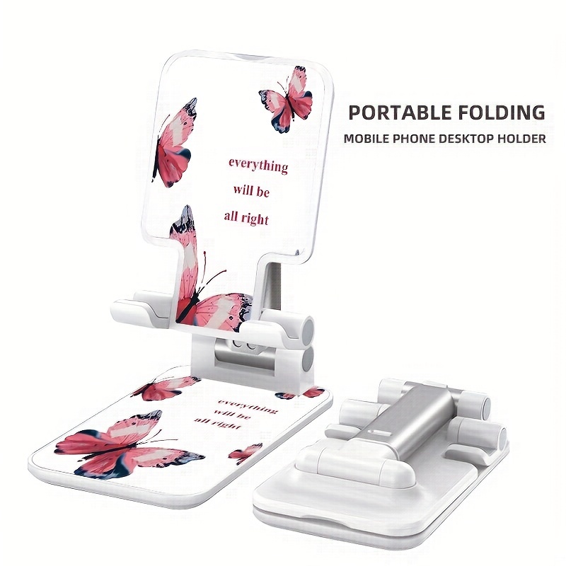 TEMU Pattern Desktop Mobile Phone Holder, Desktop Stable, -have For Watching Dramas, And , And Retractable, Portable