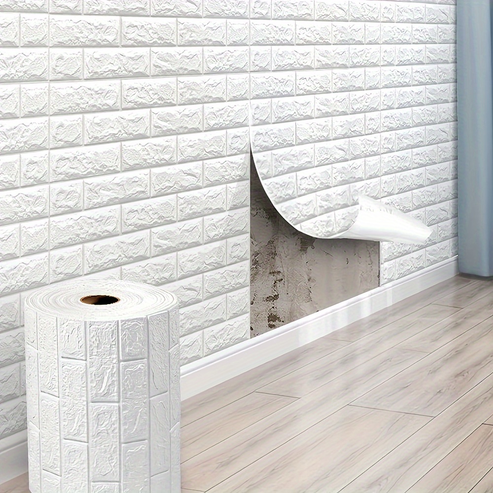 

Self-adhesive 3d Foam Brick Wallpaper - Waterproof & Proof, Living Room, Bathroom, Kitchen Decor