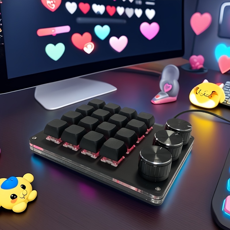 Image of Macro - Programming Mechanical Keyboard,you Can Set The Functions Of All Keys And Quick Commands To Improve Work And Gaming . It Supports Full - Key Hot - And Uses Usb Wired Connection.