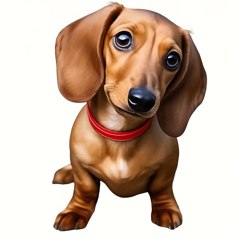 TEMU 7inch Dachshund Vinyl Decal,car Sticker For Laptop, Bottle, Truck, Phone, Motorcycle, Window, Wall, Cup Decals