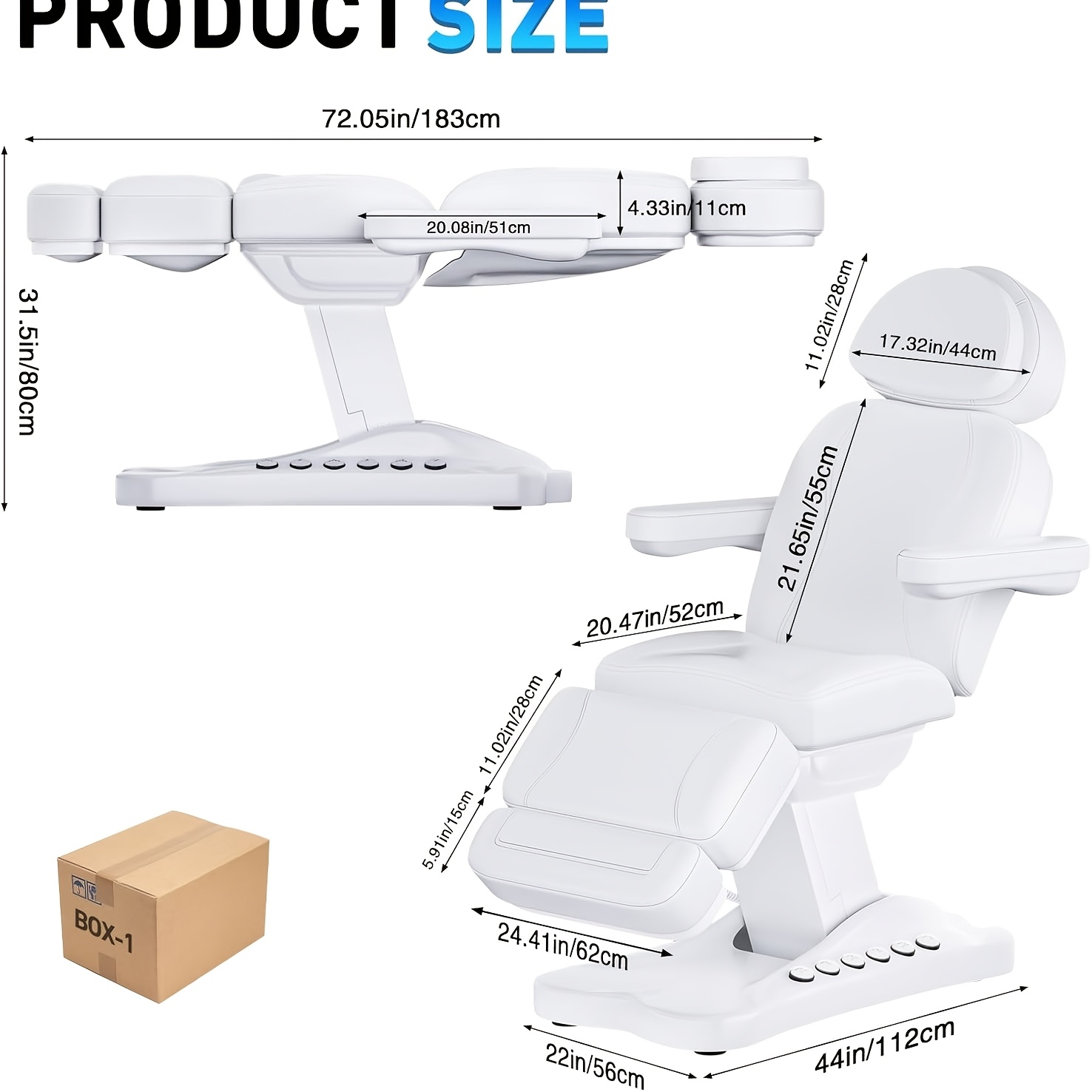 professional full massage bed with lifting device can hold 1500   professional adjustable facial bed   spa and waxing Product details 3