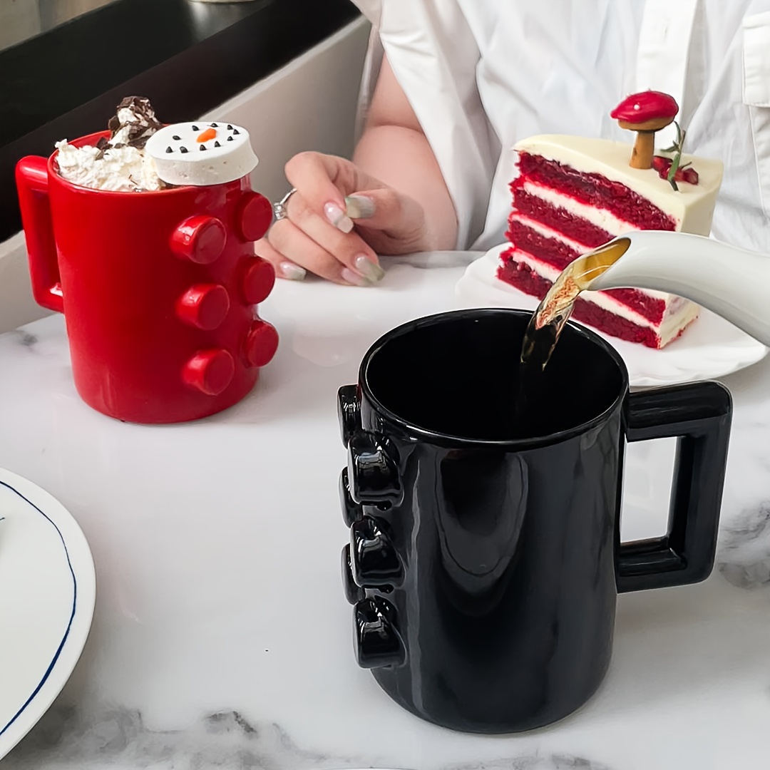 Tazza Caffè In Mattoni Costruire 1pc Tazza Novità Tazza - Temu Italy