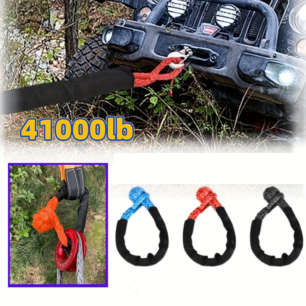 Soft Shackle Recovery Rope Knotted Rope Ultra Strong - Temu