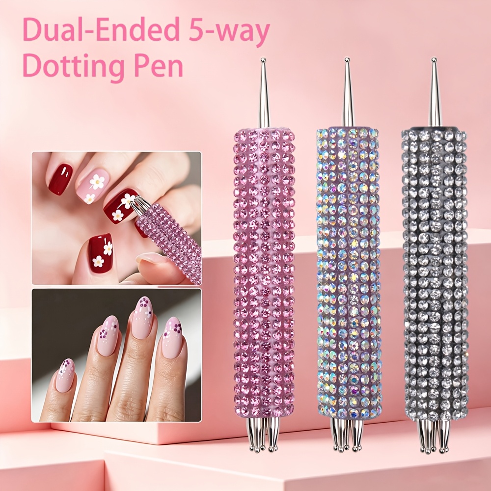Upgraded Dual-Head Shiny Nail Dotting Pen for Nail Art
