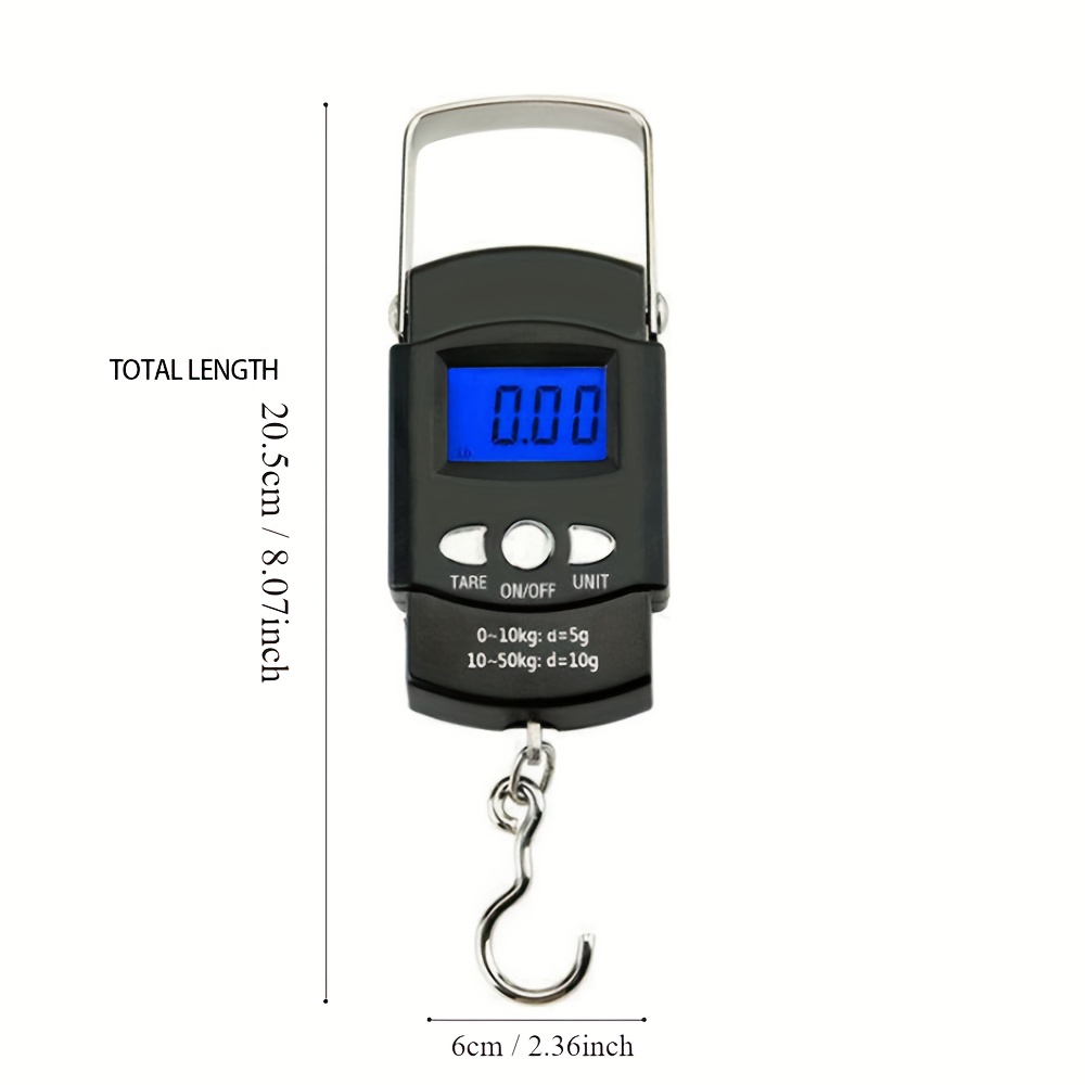 Portable Luggage Weight Scale Electronic Hanging Hook Scale - Temu