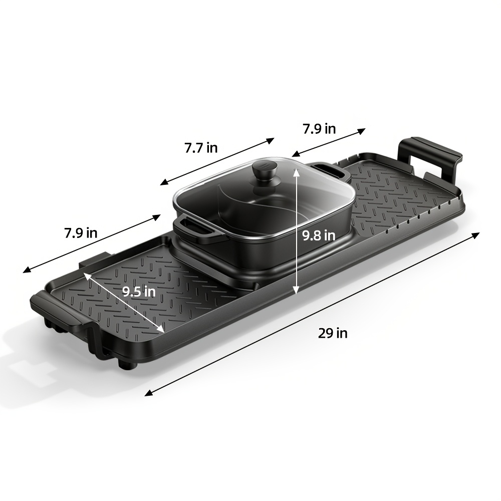 Electric Grill Hot Pot in Use