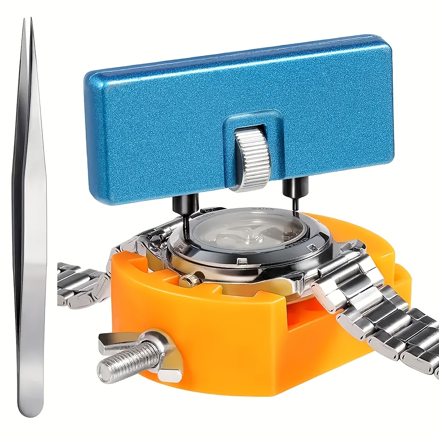 TEMU Kit d'outils de couvercle de dos de montre pour le démontage, le remplacement de la batterie et les changements d'accessoires