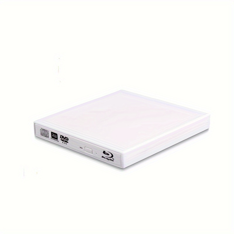 TEMU Külső Blu-ray meghajtó doboz USB BD-ROM külső Blu-ray mobil Blu-ray meghajtó támogatja a 3D laptopokat, számítógépeket, Apple gépeket,
