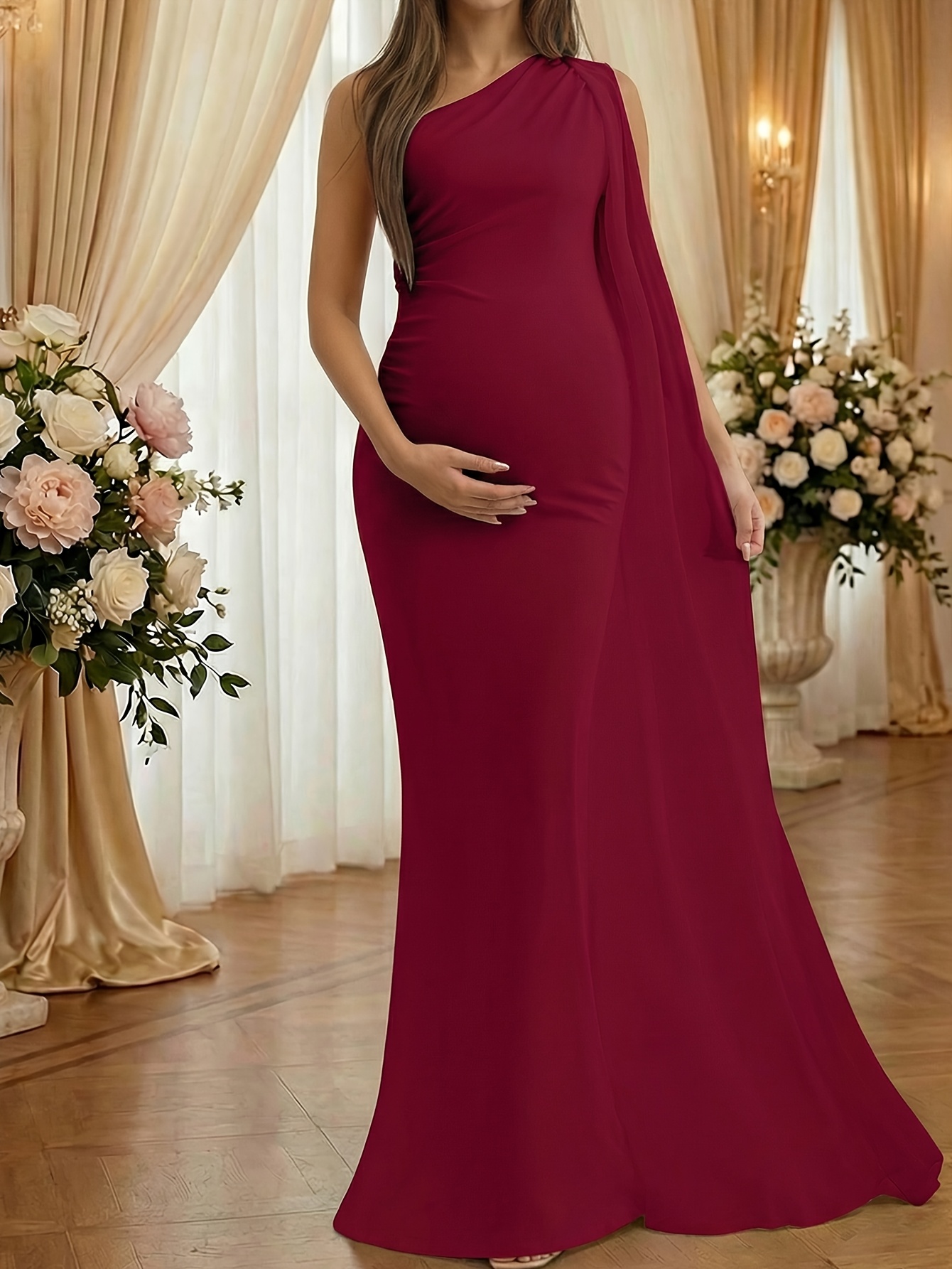 maternity wedding dresses sold on Temu United States