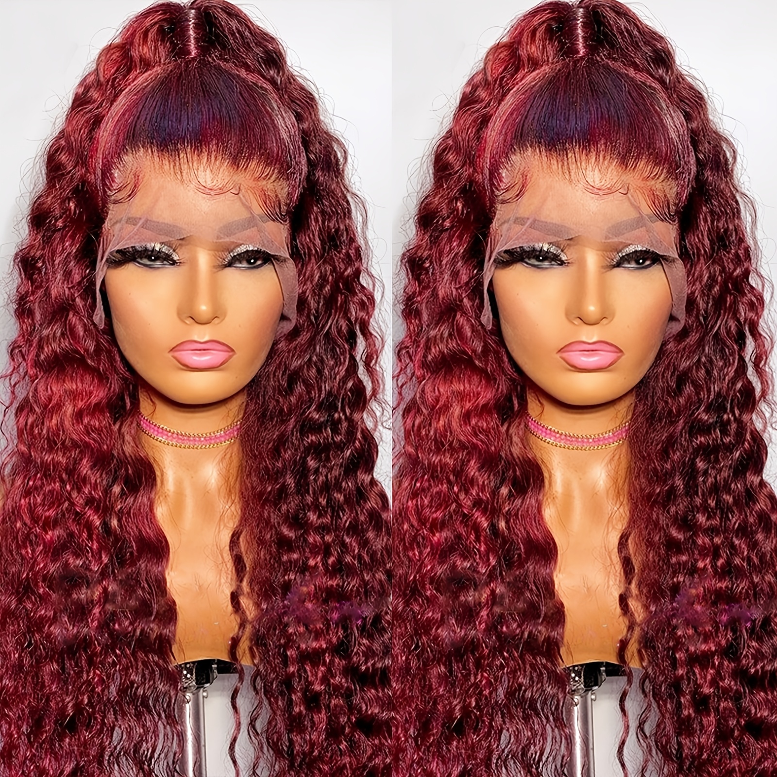 red wigs sold on Temu United States