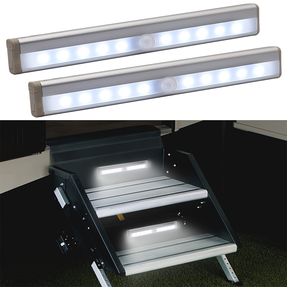 

2pcs Rv - 10 Led, Battery Operated, For Motorhomes & Trailers