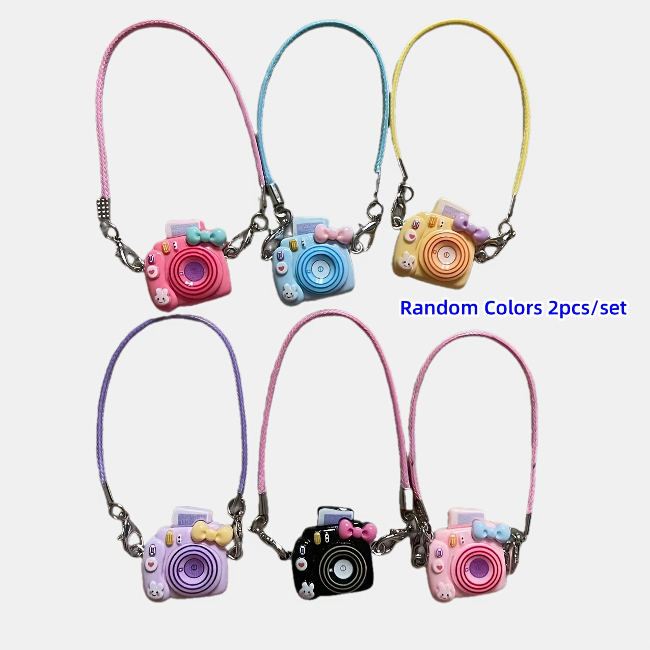 Image of Mini Camera Model Doll Clothes Outfit Additions For Labubu (17cm 6.69inch) For 30cm/11.8inch Doll Plush Doll's Clothing Gift (random Color)