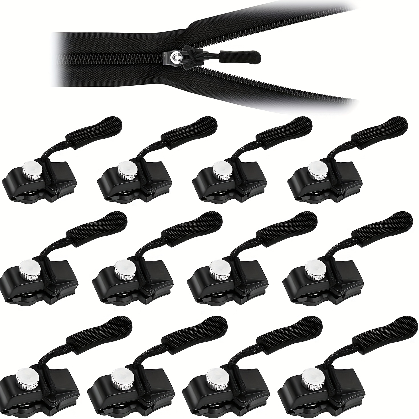 Kit De Réparation De Fermeture éclair Instantanée - 3 Pièces - Neuf
