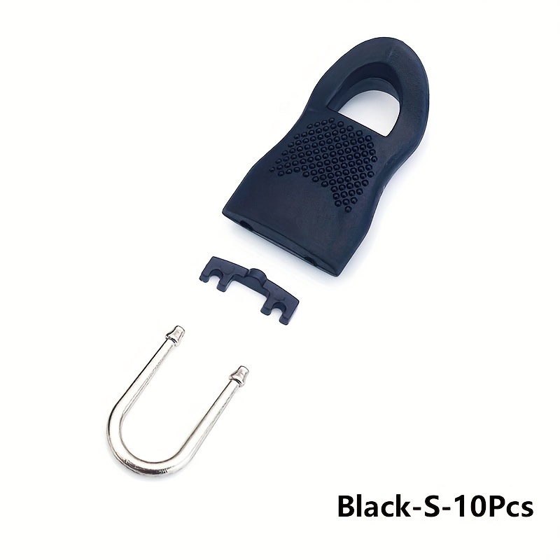 10pcs Detachable Zipper Head Slide Bag Universal Schoolbag Pull Head Coat Clothes Universal